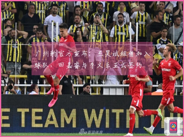 广州豹官方宣布：王昊斌租借加入球队，田嘉睿与李文乐正式签约